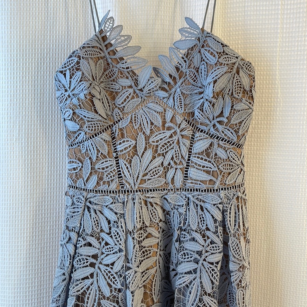 Self Portrait Laelia Lace Midi Dress